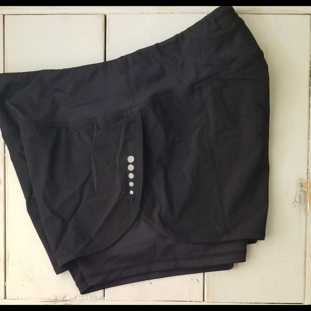 Dual-Layer Athletic Shorts - Size L - NWT